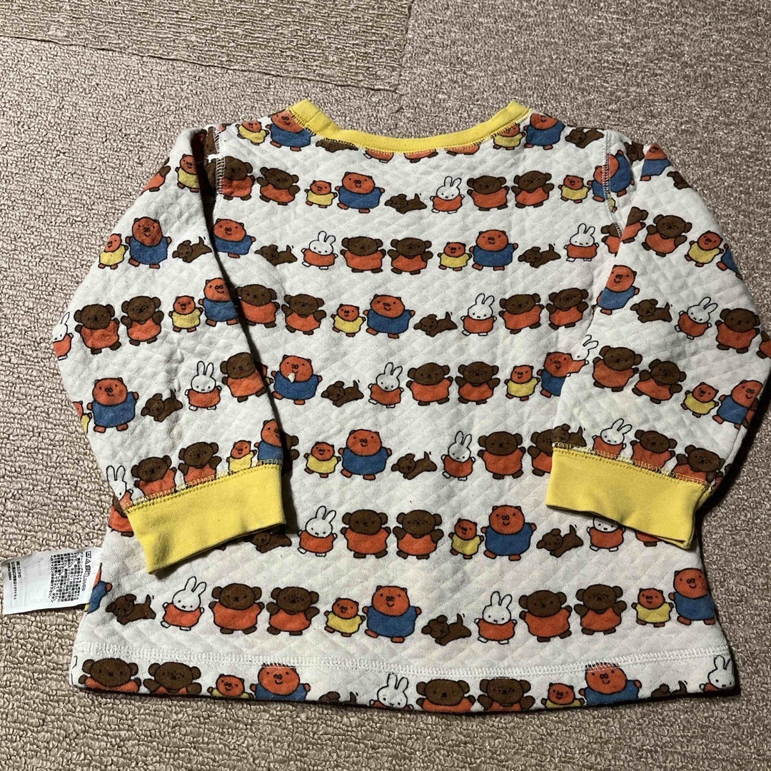 UNIQLO(ユニクロ)のユニクロ　ユニセックス　ミッフィーパジャマ　100cm キッズ/ベビー/マタニティのキッズ服男の子用(90cm~)(パジャマ)の商品写真