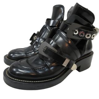 バレンシアガ(Balenciaga)のバレンシアガ サンチュール アンクルブーツ シューズ 黒 37.5 STK(ブーツ)