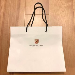 ポルシェ Porsche PORSCHE 白 ショッパー ショップ袋 紙袋 袋