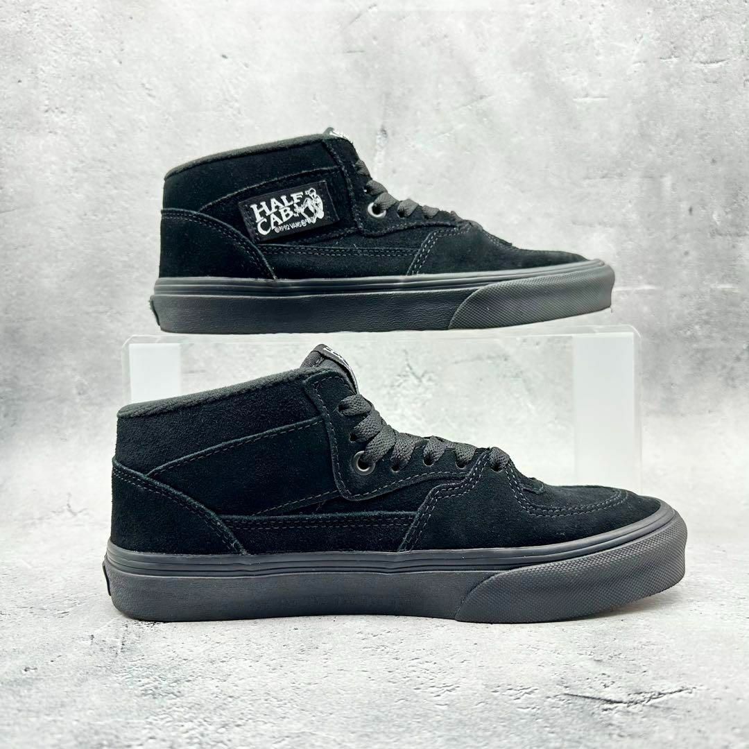 ◼️【美品】VANS ハーフキャブ ブラック スエード ミッドカット スケート