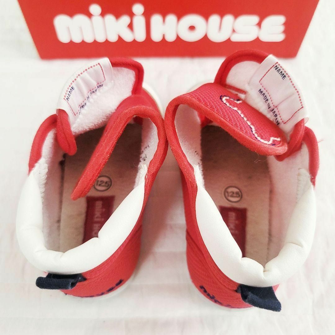 ミキハウス MIKIHOUSE ファースト シューズ ベビー レッド 12.5ブランドMIKIHOUSE