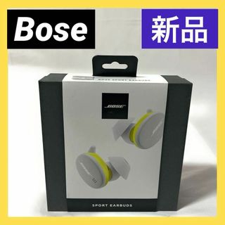 ボーズ(BOSE)の【新品】ボーズ Sport Earbuds ワイヤレスイヤホン グレイシャーW(ヘッドフォン/イヤフォン)