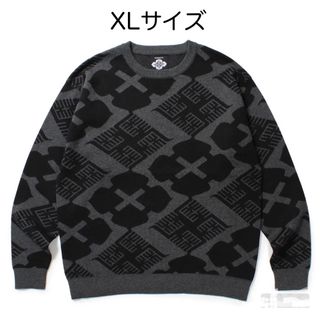 ワコマリア(WACKO MARIA)のGAKKIN × BUDSPOOL 花罰家紋 COTTON KNIT 舐達麻 (ニット/セーター)