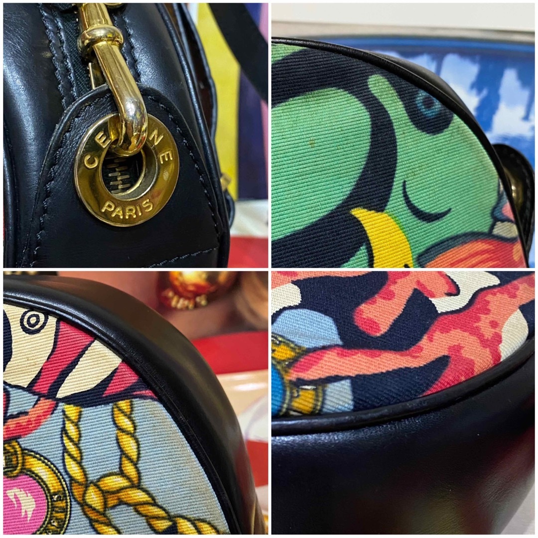 CELINE - 超希少 90'S VINTAGE CELINE サークル型 ショルダー CELINE - 超希少 90'S VINTAGE CELINE サークル型 ショルダー