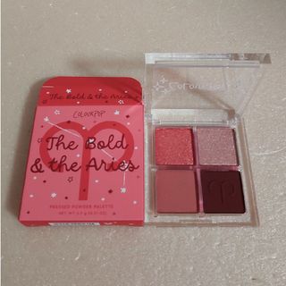 カラーポップ(colourpop)の【未使用※】カラーポップ プレスドパウダーパレット牡羊座the bold &(アイシャドウ)