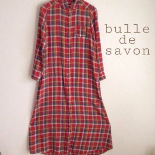 ビュルデサボン(bulle de savon)のマキシ丈シャツワンピ(ロングワンピース/マキシワンピース)