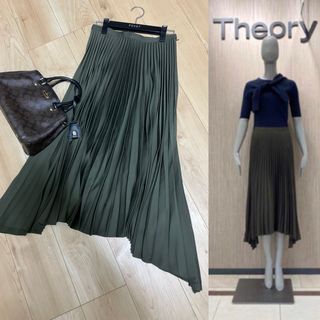 theory - ☆セオリー☆美品 ウォッシャブルプリーツスカート Sの通販 ...