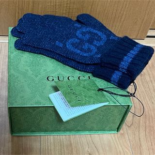 グッチ(Gucci)のGUCCI カシミア製グローブ　手袋　新品未使用(手袋)