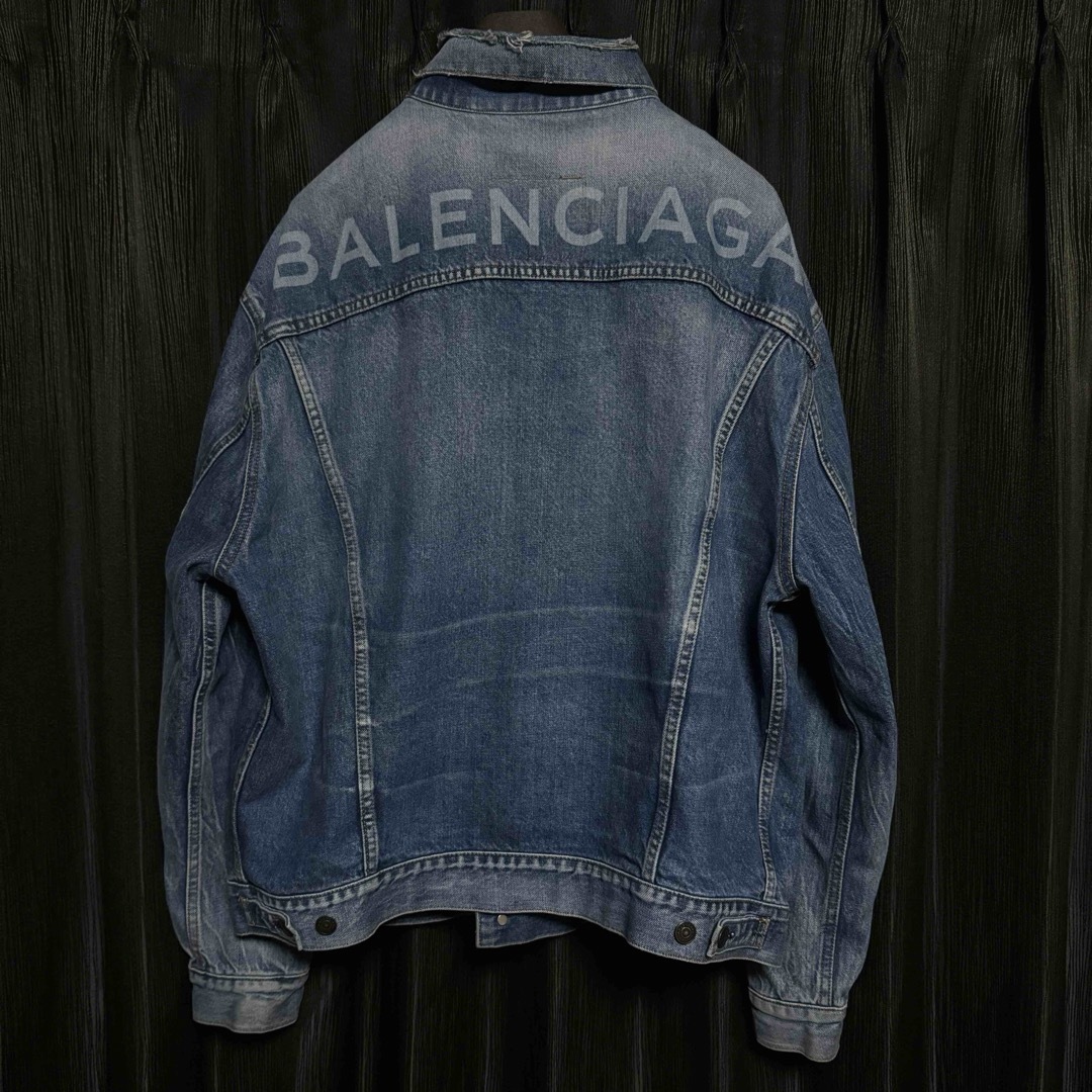 ジャケット/アウターBALENCIAGA Back Logo Denim Jacket