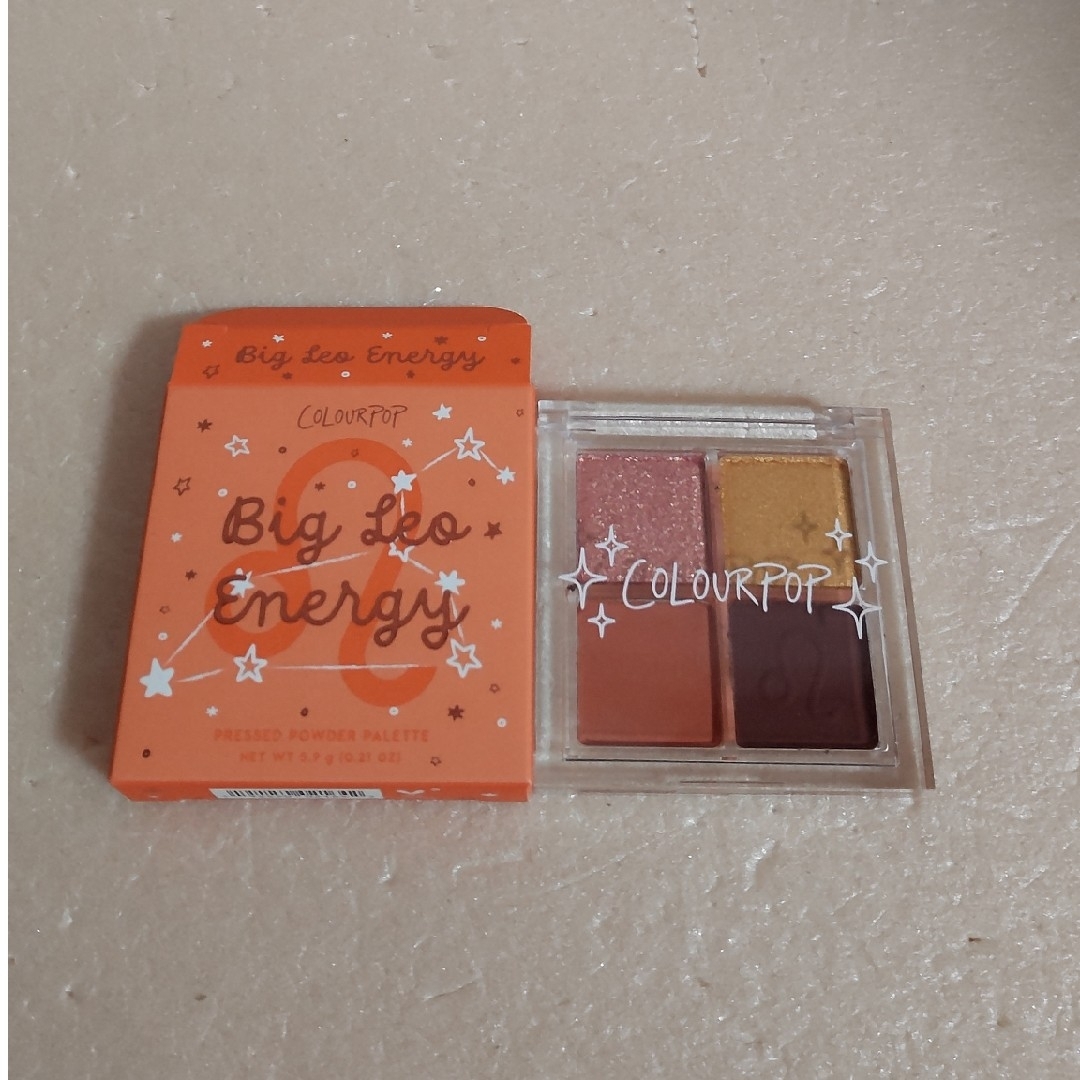 colourpop(カラーポップ)の【未使用※】カラーポップ　プレスドパウダーパレット獅子座Big Leo Ener コスメ/美容のベースメイク/化粧品(アイシャドウ)の商品写真