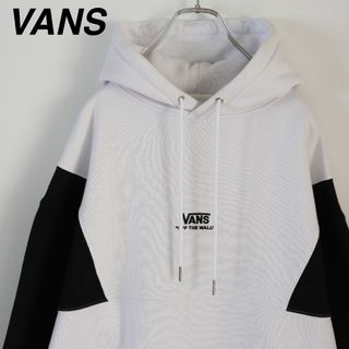 VANS - L 80s VANS バンズ 星条旗 スウェット パーカー 白 USA製の通販