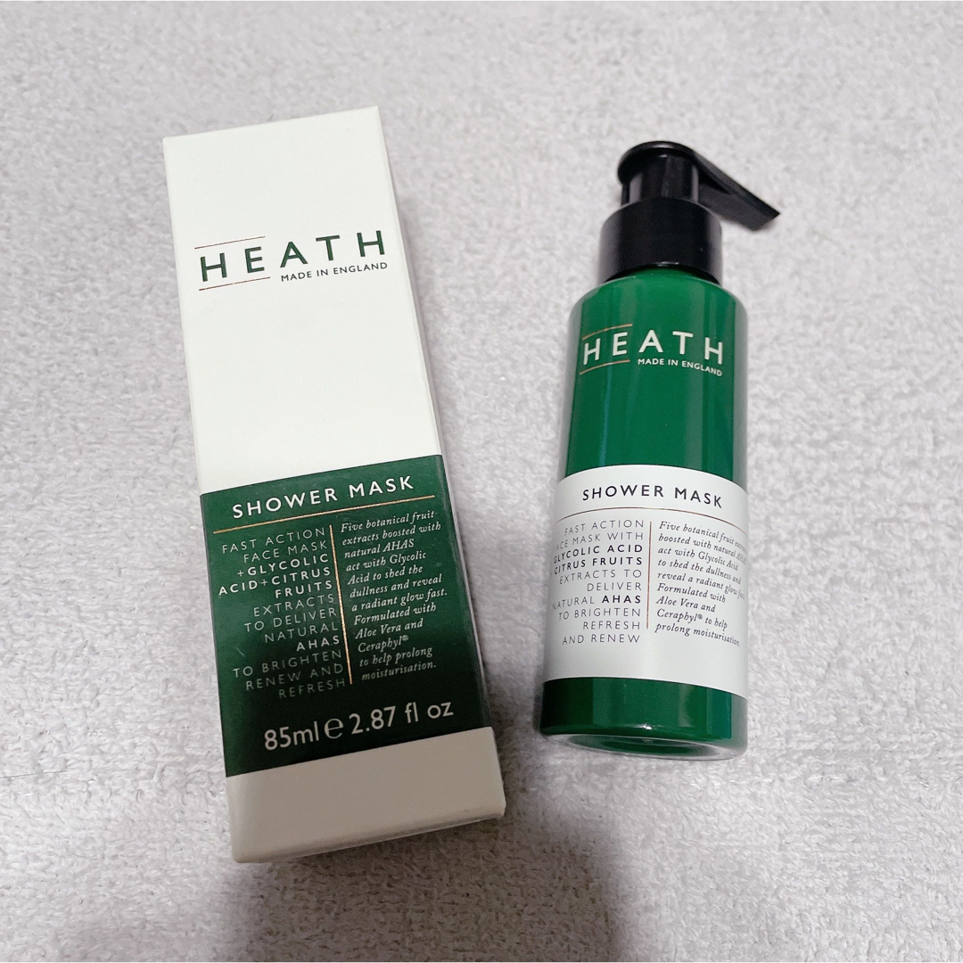 ✨新品未使用✨ HEATHシャワーマスク 85mlメンズ ディープ クレンジング コスメ/美容のスキンケア/基礎化粧品(クレンジング/メイク落とし)の商品写真