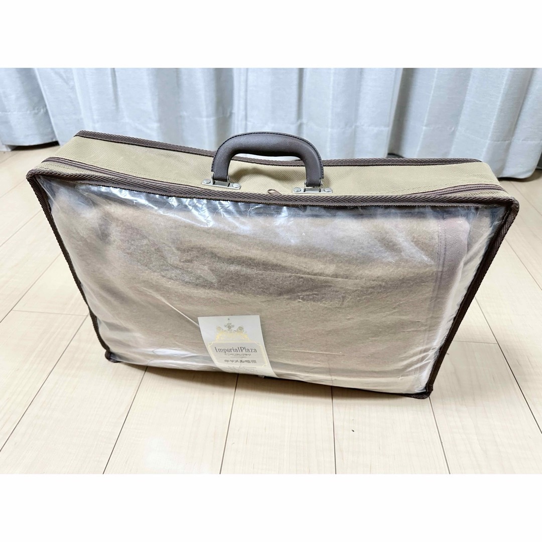 未使用 西川 インペリアルプラザ キャメル 100% 毛布 ベージュ|毛布 未使用 西川 インペリアルプラザ キャメル 100% 毛布 ベージュ|毛布