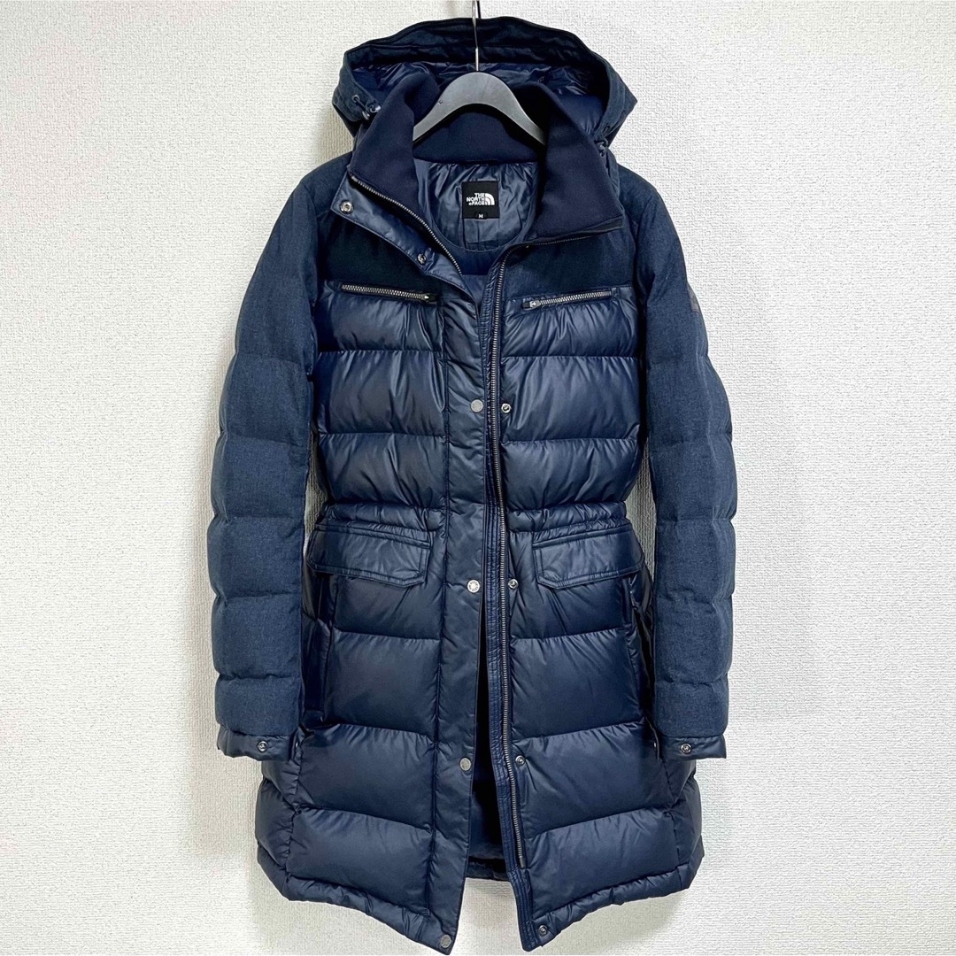 THE NORTH FACE(ザノースフェイス)の美品人気 ノースフェイス ダウンコート レディースM 透湿防水 フード着脱可能 レディースのジャケット/アウター(ダウンコート)の商品写真