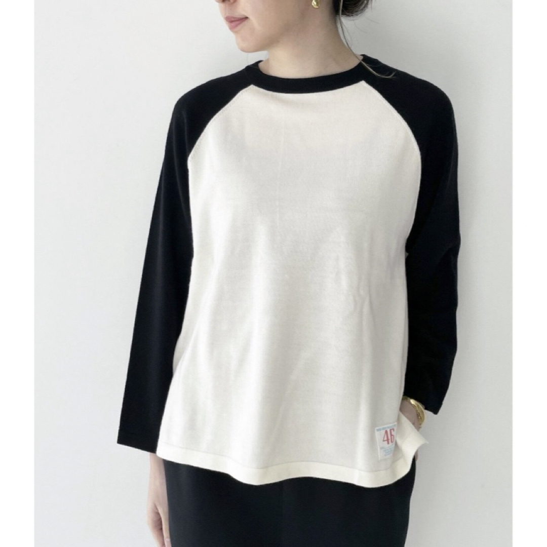 L'Appartement DEUXIEME CLASSE(アパルトモンドゥーズィエムクラス)のGOOD GRIEFグッドグリーフ⭐︎NUMBER KNIT PULLOVER レディースのトップス(ニット/セーター)の商品写真