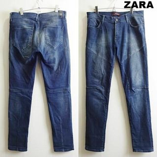 ザラ(ZARA)のZARA MAN　3Dスリムフィットデニム　W86cm　強ストレッチ　トルコ製(デニム/ジーンズ)