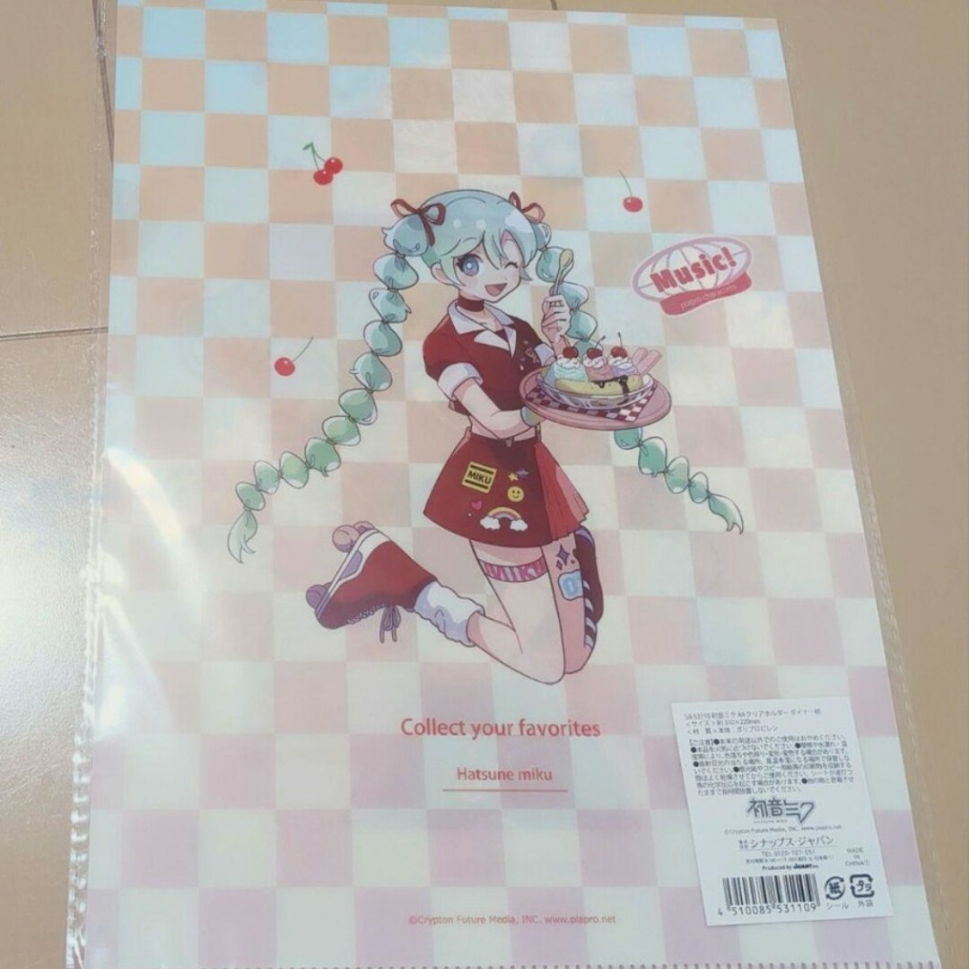 初音ミク 　キャンドゥ　クリアファイル　 4点セット エンタメ/ホビーのフィギュア(アニメ/ゲーム)の商品写真