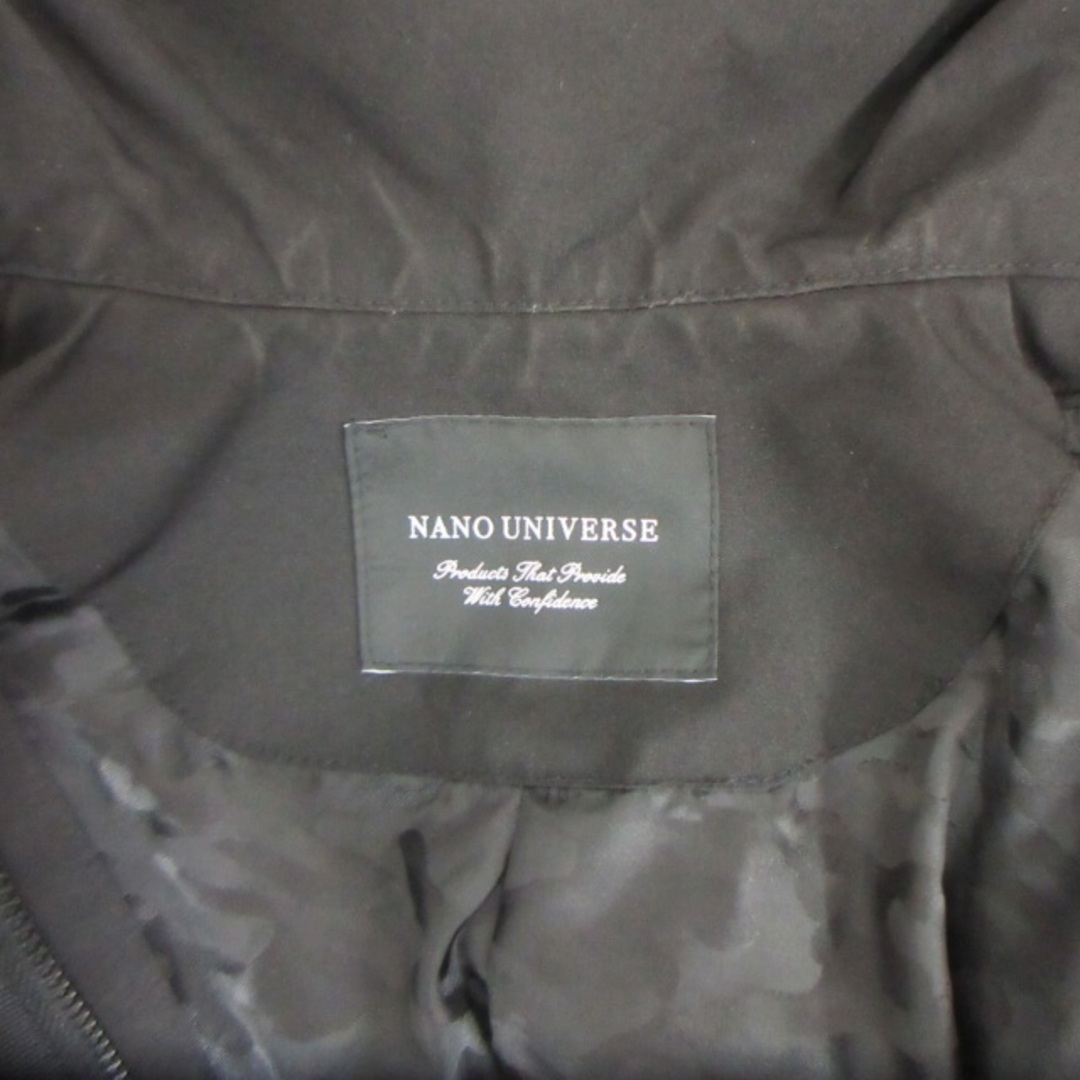 nano・universe(ナノユニバース)のナノユニバース 近年モデル マウンテンパーカー ブラック 黒 S IBO46 メンズのジャケット/アウター(マウンテンパーカー)の商品写真