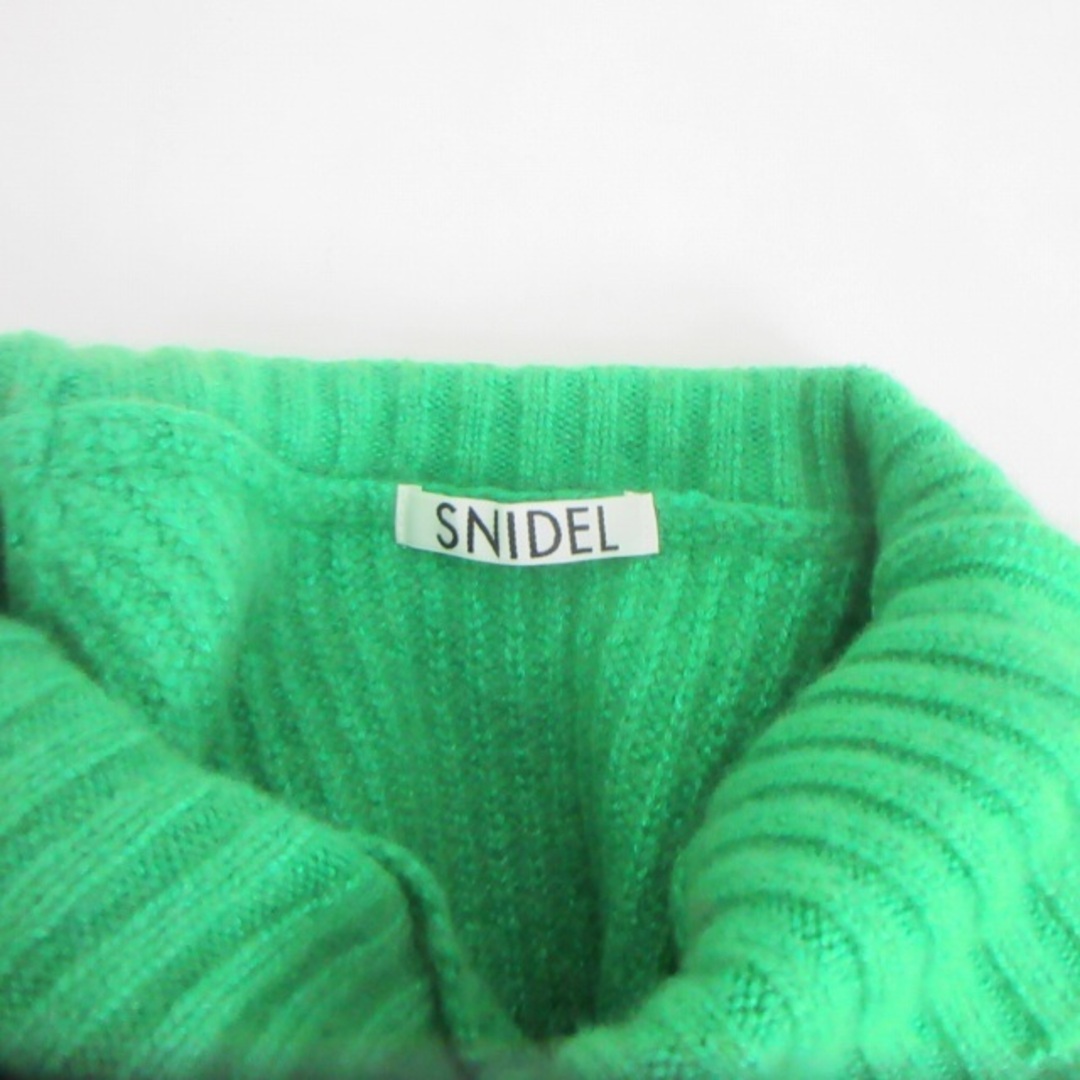 SNIDEL(スナイデル)のスナイデル ニット セーター  ウール SWNT215058 グリーン F レディースのトップス(ニット/セーター)の商品写真
