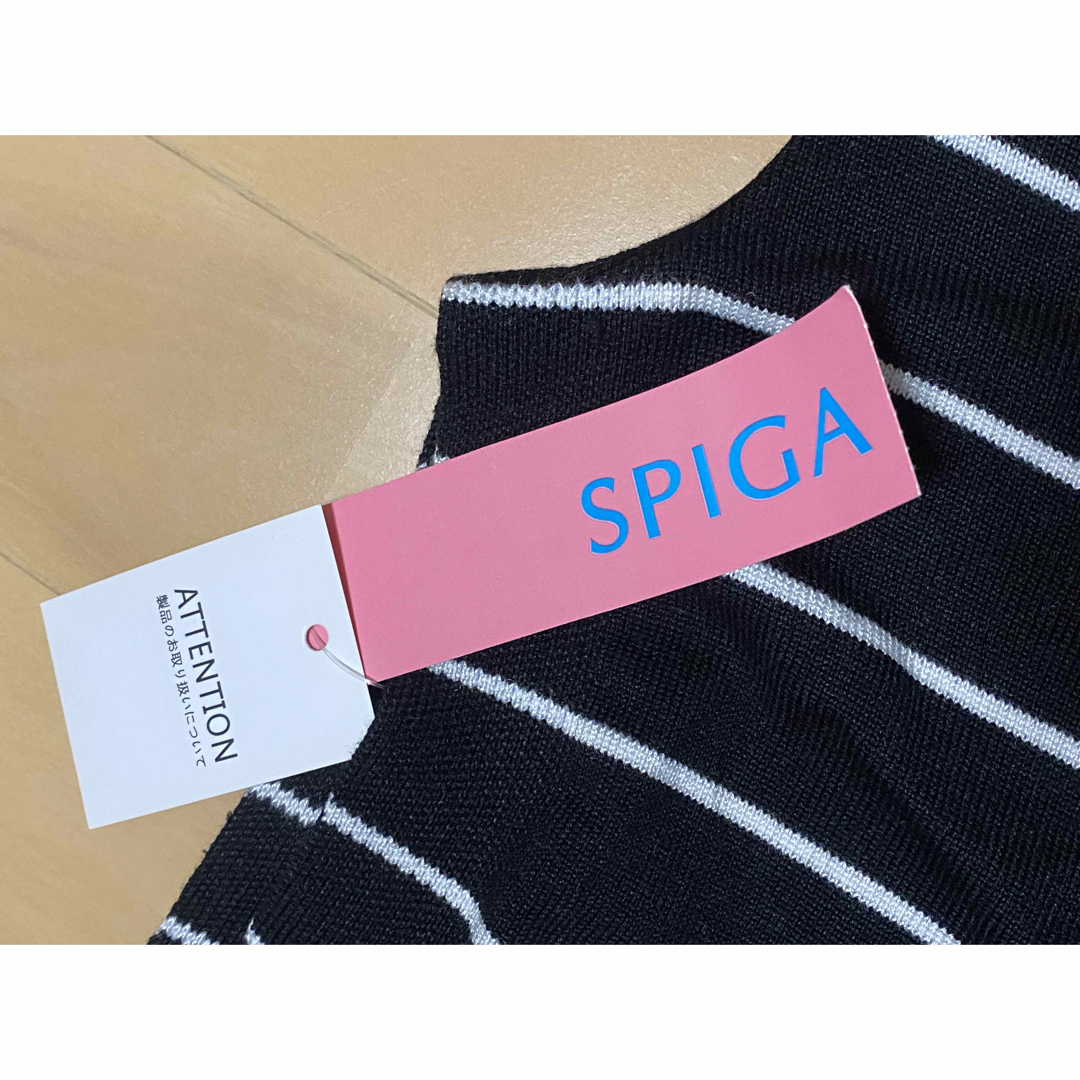 SPIGA(スピーガ)の新品タグ付き SPIGA ノースリーブニット  レディースのトップス(ニット/セーター)の商品写真