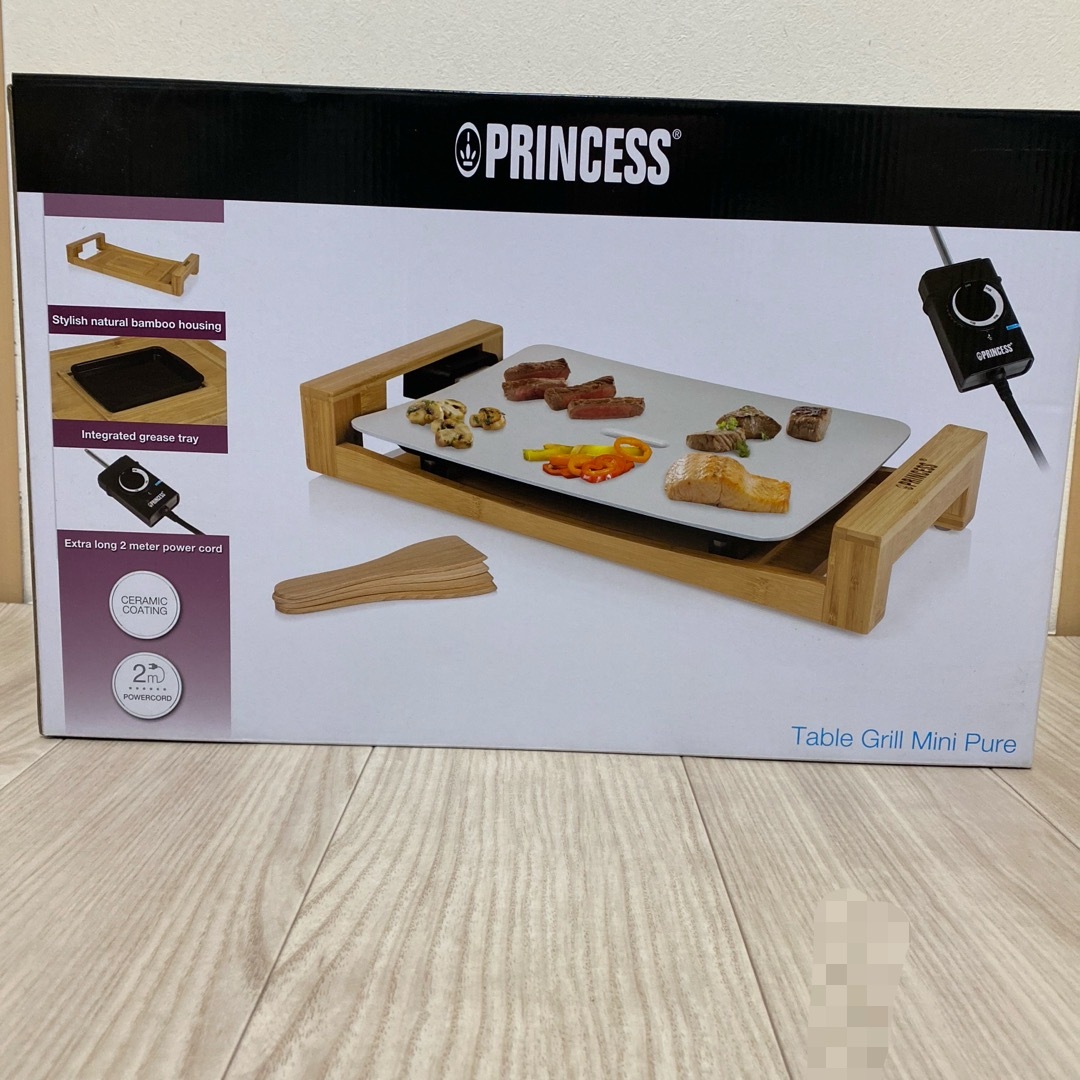 PRINCESS(プリンセス)のPRINCESS Table Grill Mini Pure ホットプレート  スマホ/家電/カメラの調理家電(ホットプレート)の商品写真