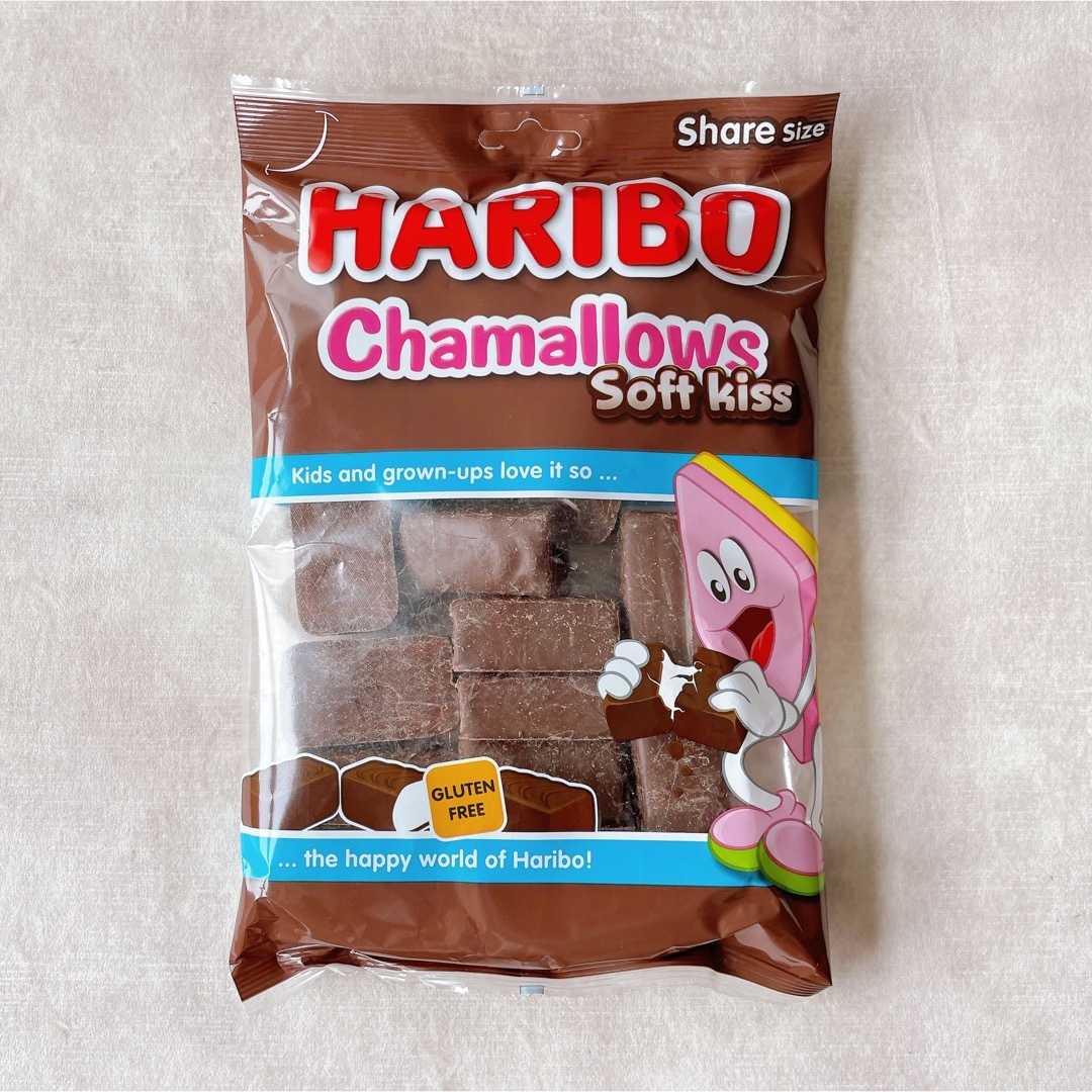 HARIBO【日本未販売】chamallows soft kiss 200g 食品/飲料/酒の食品(菓子/デザート)の商品写真