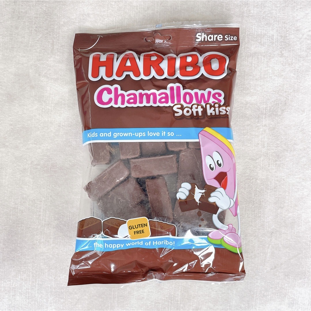 HARIBO【日本未販売】chamallows soft kiss 200g 食品/飲料/酒の食品(菓子/デザート)の商品写真