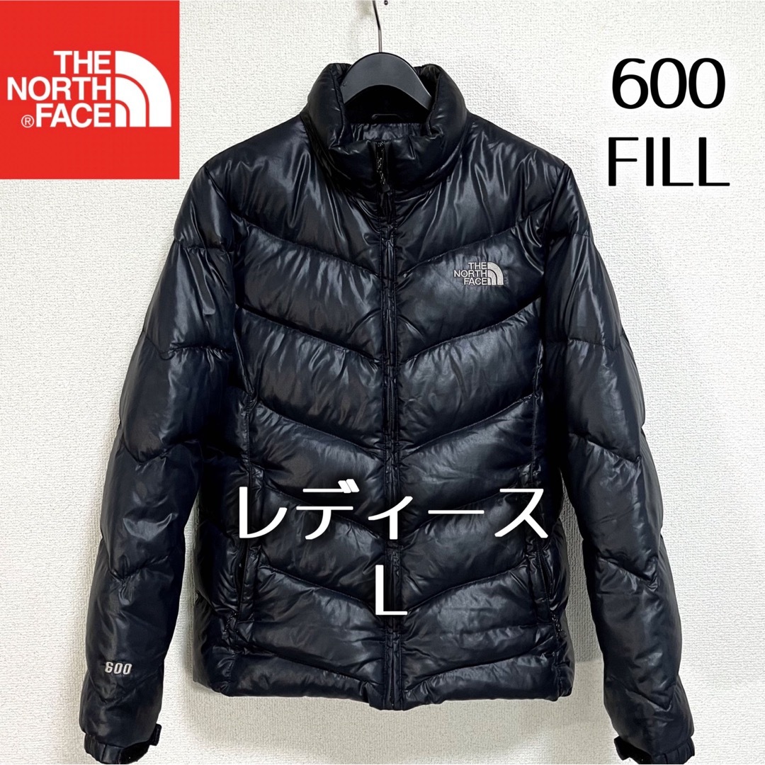 美品人気 THE NORTH FACE ダウンコート ブラック レディースL 黒