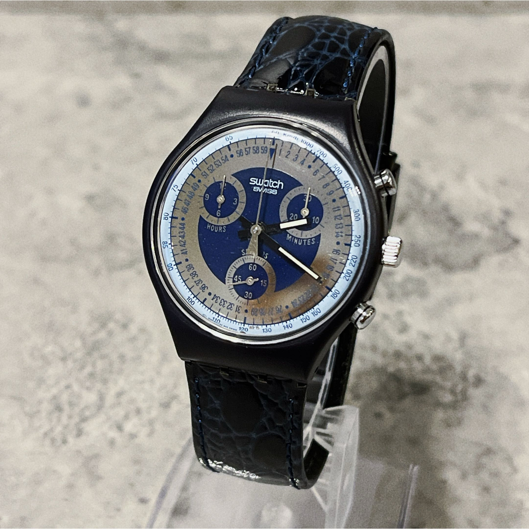 swatch(スウォッチ)の希少 swatch 1991 Silver Star クロノ スウォッチ 腕時計 レディースのファッション小物(腕時計)の商品写真