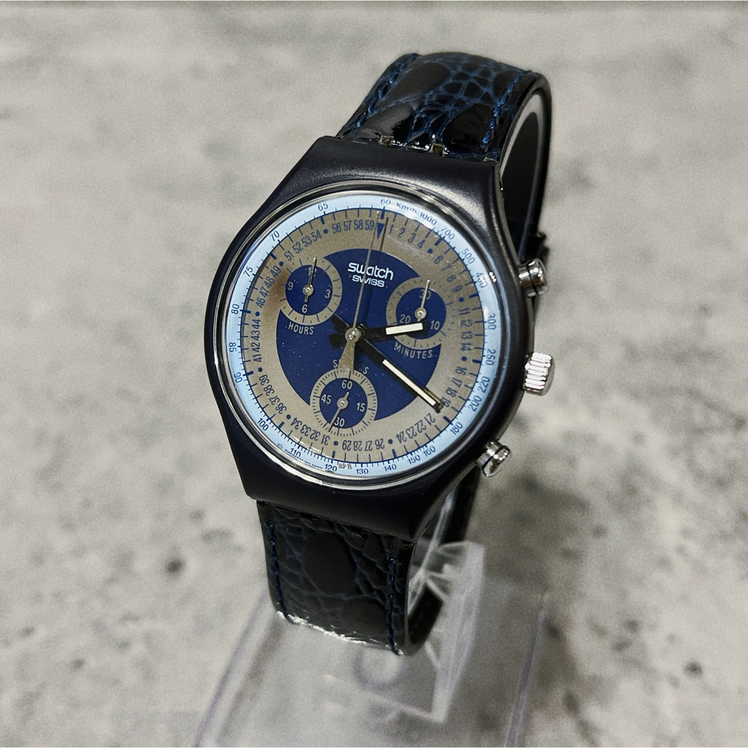 腕時計希少 swatch 1991 Silver Star クロノ スウォッチ 腕時計
