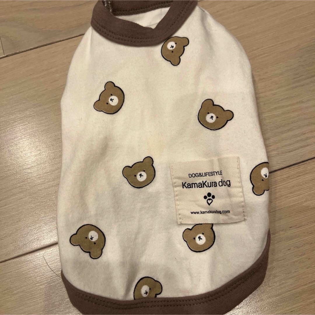 KAMAKURA DOG(カマクラドッグ)の新品 未使用 犬服 犬 ドッグウェア Tシャツ ペット服 くま クマ トップス その他のペット用品(犬)の商品写真