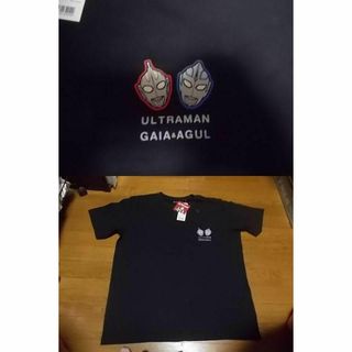 ユニクロ(UNIQLO)の新品 ウルトラマン ポケット コラボ Tシャツ 黒 XL 円谷プロ uniqlo(Tシャツ/カットソー(半袖/袖なし))