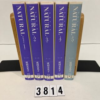 ハクセンシャ(白泉社)の★初版本★ NATURAL 成田美名子　白泉社文庫　全5巻セット　全巻(少女漫画)