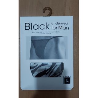 Black underwear for man  Tバック　サイズL(その他)