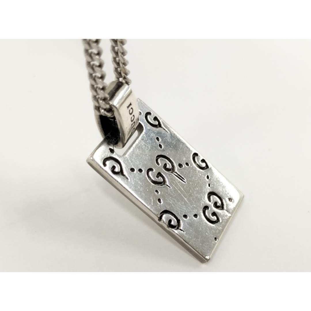 GUCCI ゴースト ネックレス ドクロ スカル プレート SV925 GUCCI ゴースト ネックレス ドクロ スカル プレート SV925