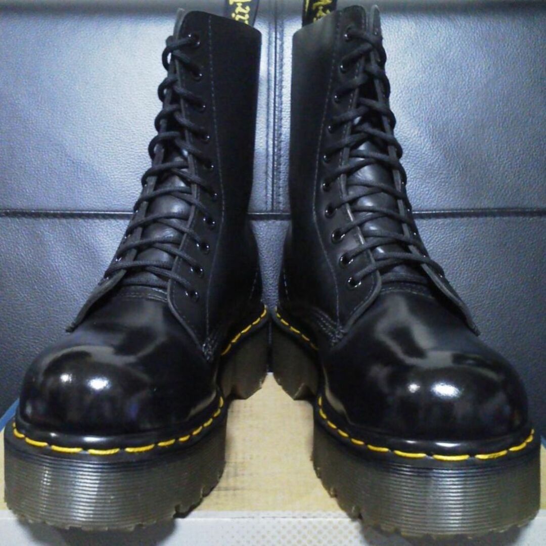 【激レア】Dr.Martens 英国製 クレイジーボム UK3 厚底 スチール