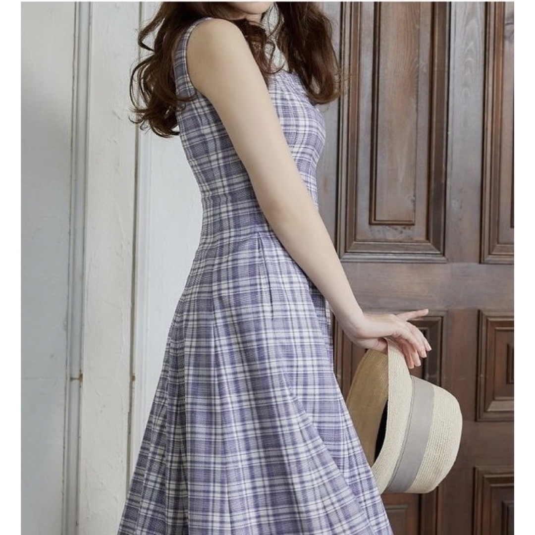 Her lip to(ハーリップトゥ)のHerlipto Paddington Long Dress pale blue レディースのワンピース(ロングワンピース/マキシワンピース)の商品写真