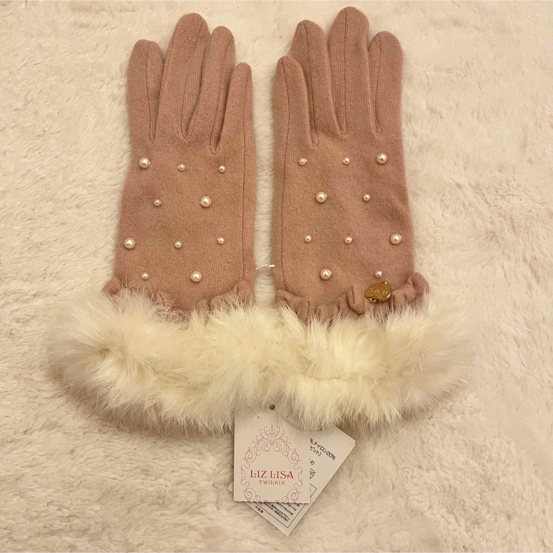 LIZ LISA(リズリサ)のリズリサ lizlisa 手袋 リボン ピンク レディースのファッション小物(手袋)の商品写真