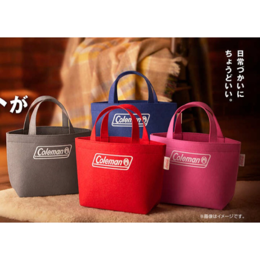 Coleman(コールマン)のコカコーラ×Coleman フェルトトート 全4種★☆ コンプセット★彡 レディースのバッグ(トートバッグ)の商品写真