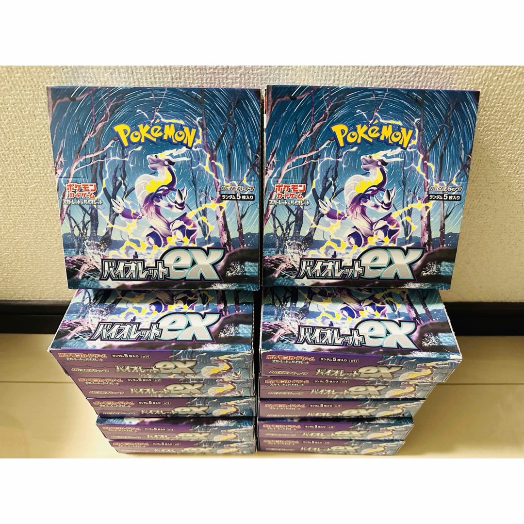 ポケモンカード:バイオレットex:ぺりぺり付き:12boxエンタメ/ホビー