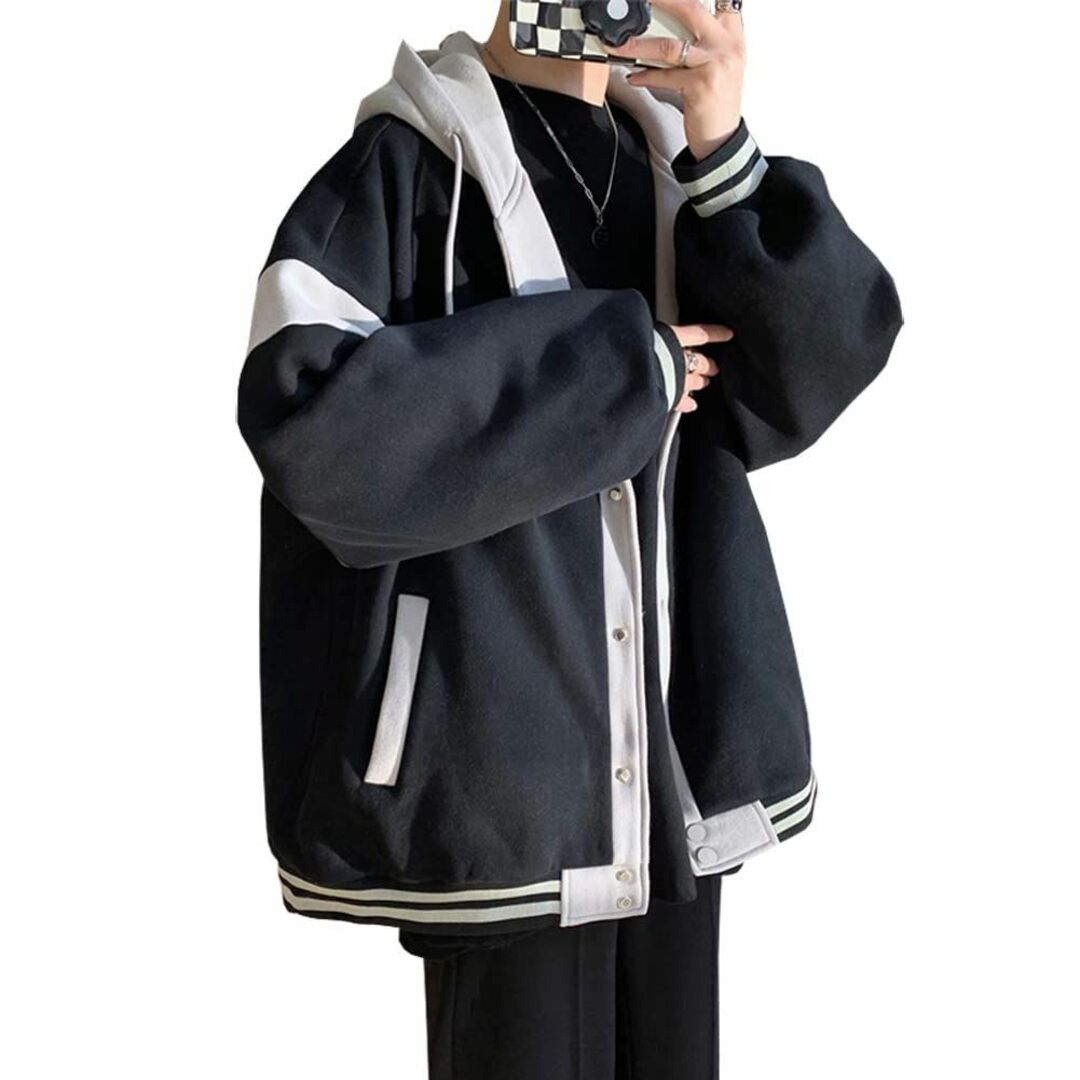 ファッション小物[FJLTDCP] パーカー メンズ 秋冬服 長袖 フード付き シンプル オシャ
