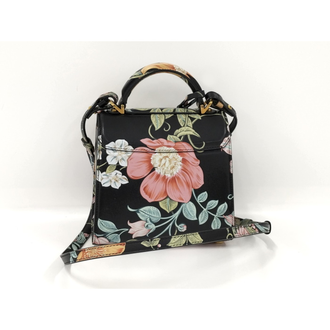 FERRAGAMO - Salvatore Ferragamo ショルダーバッグ 花柄 レザー FERRAGAMO - Salvatore Ferragamo ショルダーバッグ 花柄 レザー