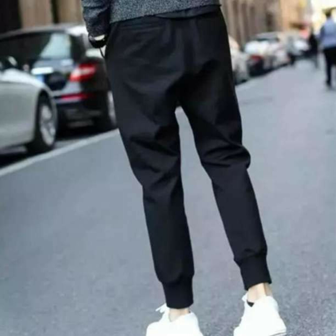 ジョガーパンツ 黒　スウェット ジャージ　オシャレ ユニセックス　男女兼用 メンズのパンツ(その他)の商品写真