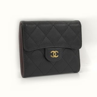 シャネル(CHANEL)のCHANEL クラシック スモールフラップ ウォレット キャビアスキン(財布)