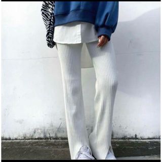 スドー(SUDO)のsudo knit pt 「slit」white(その他)