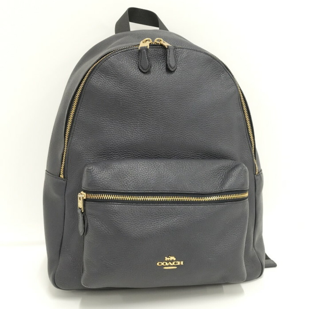 COACH(コーチ)のCOACH リュックサック バックパック レザー ネイビー F29004 レディースのバッグ(リュック/バックパック)の商品写真