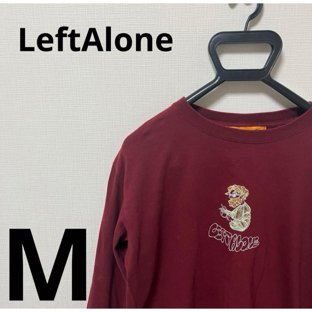 LEFT ALONE レフトアローン ロンT Mサイズ