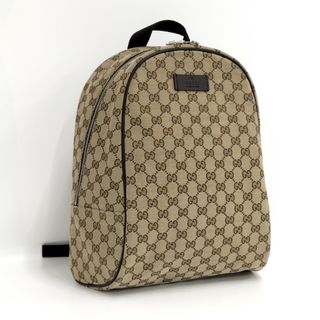 グッチ(Gucci)のGUCCI リュックサック ロゴ GGキャンバス ベージュ 449906(リュック/バックパック)