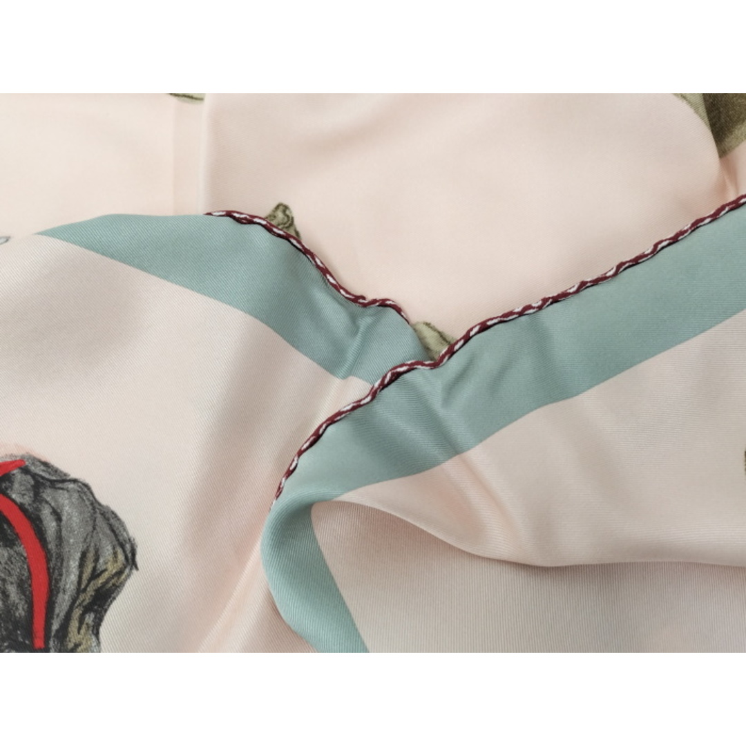 HERMES - HERMES カレ70 スカーフ Les Bassets シルク100 HERMES - HERMES カレ70 スカーフ Les Bassets シルク100