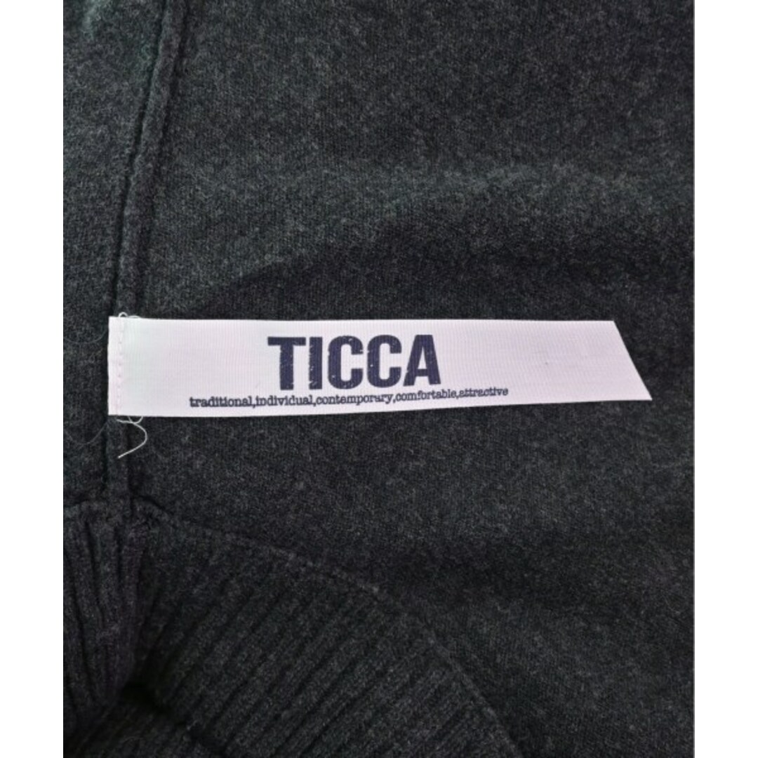 TICCA(ティッカ)のTICCA ティッカ ベスト/ノースリーブ F ダークグレー 【古着】【中古】 レディースのトップス(ベスト/ジレ)の商品写真